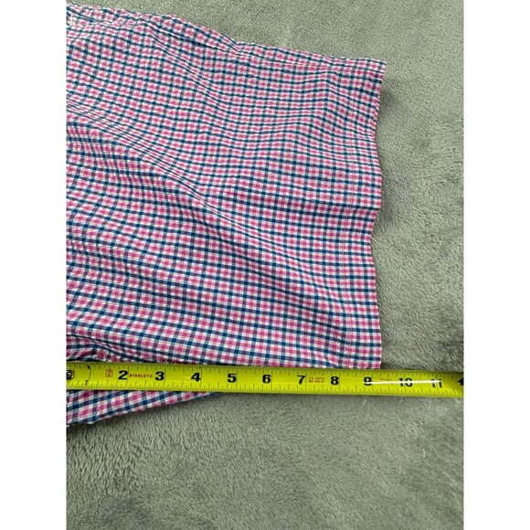 Peter Millar Crown Sport Mens Checkered Shorts Size 38 Chino - Picture 6 of 8